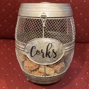 Wine Barrel Cork Holder